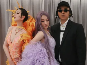 乔欣一家cos卡戴珊家族造型图片_3