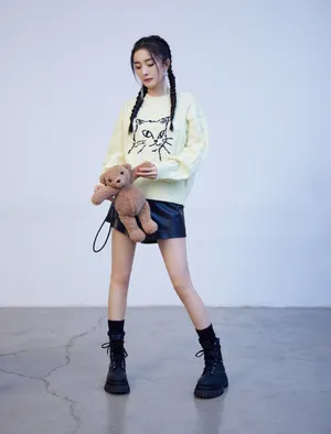 杨幂双马尾俏丽性感写真图片_7