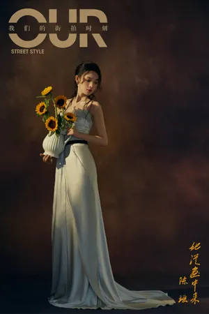 陈瑶油画质感大片写真图片