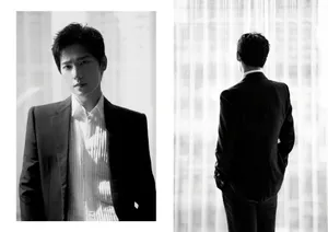 杨洋黑白西装照写真图片_1
