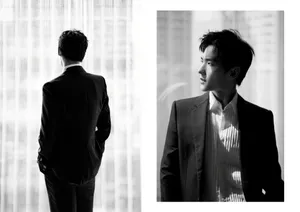 杨洋黑白西装照写真图片_3