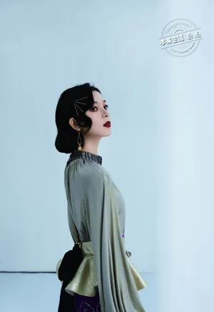 陈瑶复古妆容靓丽写真图片_4