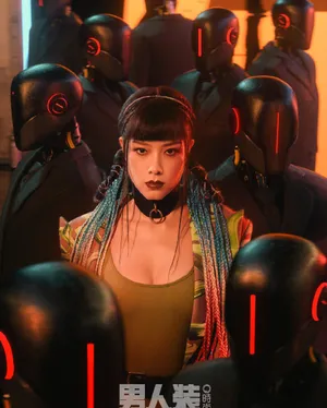 朱婧汐赛博朋克科幻大片写真图片_5