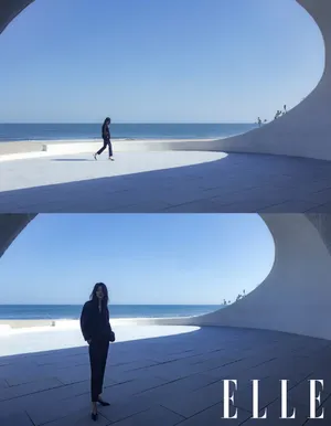 刘雯海洋沙滩性感写真图片_9