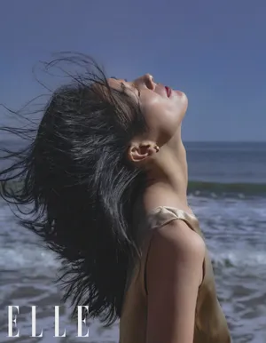 刘雯海洋沙滩性感写真图片_18