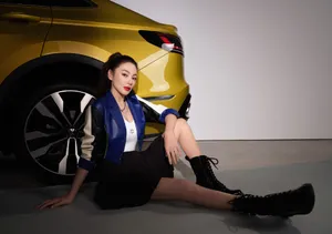 张雨绮酷美性感车拍代言写真图片_4