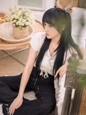 程潇午后慵懒甜美写真图片_3