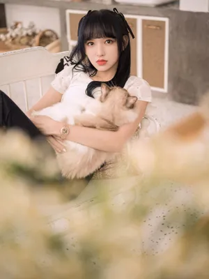 程潇午后慵懒甜美写真图片_4