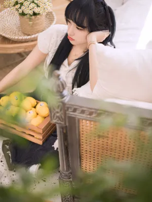 程潇午后慵懒甜美写真图片_5