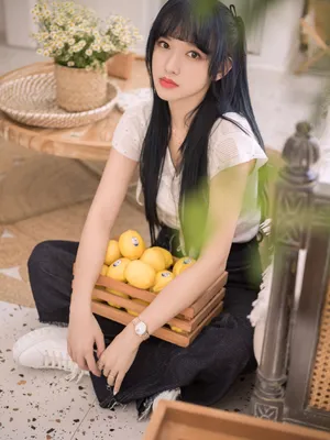 程潇午后慵懒甜美写真图片_6