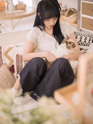 程潇午后慵懒甜美写真图片_7