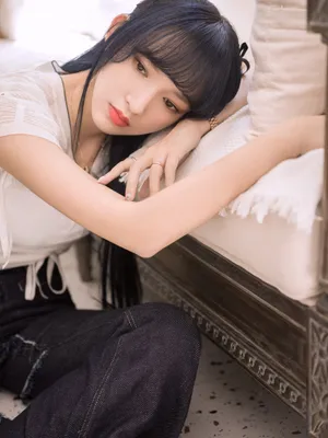程潇午后慵懒甜美写真图片_8