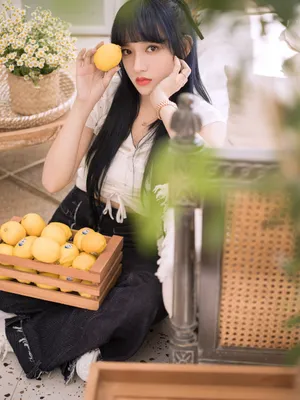 程潇午后慵懒甜美写真图片_9