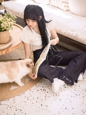 程潇午后慵懒甜美写真图片_10