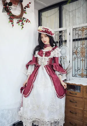 硬糖少女洛丽塔造型复古甜美写真_7