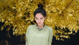 孟子义秋日甜美灵动写真图片_2