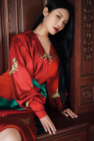 徐冬冬丝绸浴袍性感迷人写真图片_4