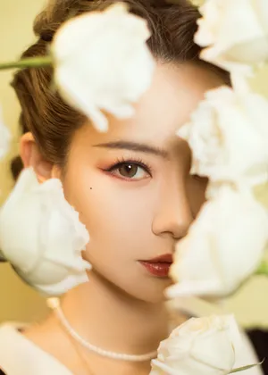 戚薇复古造型优雅写真图片_5