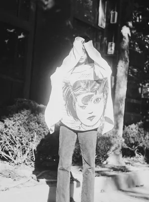 田原黑白格调性感优雅图片_7