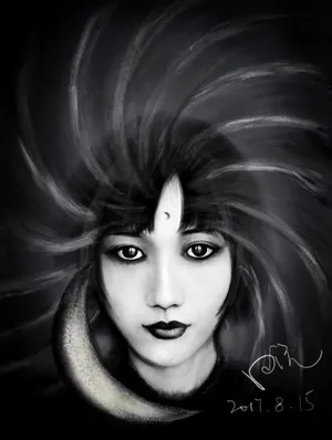 田原黑白格调性感优雅图片_9