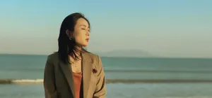 马苏海边清新飒爽写真图片