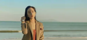 马苏海边清新飒爽写真图片_1