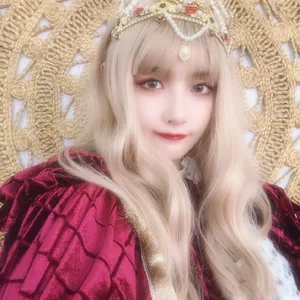 赵粤金发洛丽塔甜美自拍照图片_2