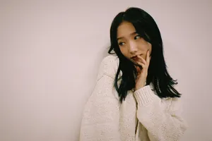孟美岐针织衫绿发时尚个性美照图片_15