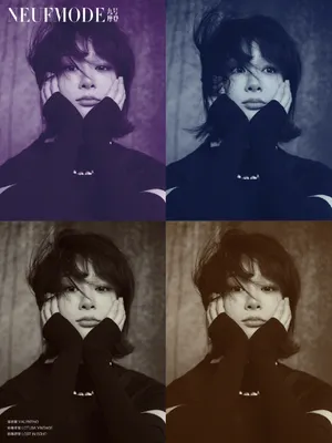 杨紫复古短发文艺知性写真图片_5