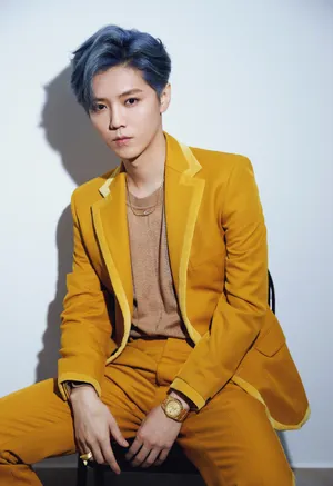 鹿晗姜饼人西装精致写真图片_6