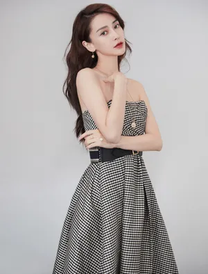 angelababy抹胸裙时髦写真图片_4