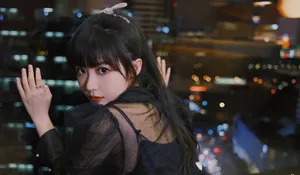 赖美云初夏连衣裙自拍照图片_2
