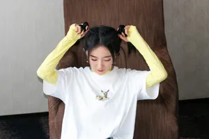 杨幂双马尾俏皮写真图片_5