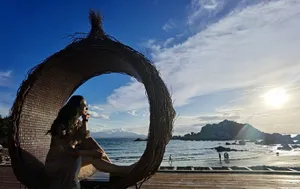 韩雪优雅靓丽旅拍图片_7