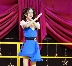 angelababy《奔跑吧》双马尾造型图片_3