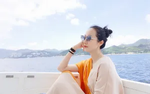 韩雪海边优雅性感写真图片_8