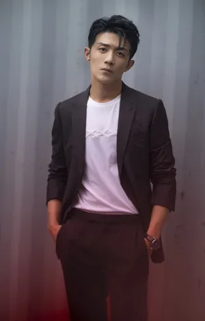 李泽锋帅气有型西装写真图片
