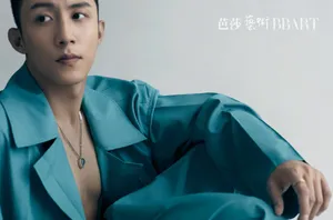 黄景瑜半脸人艺术封面写真图片_3