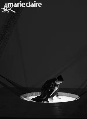 刘敏涛成熟魅力黑白写真图片_5