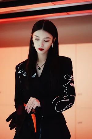 傅菁时尚酷美写真图片_3