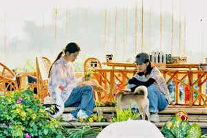张子枫欧阳娜娜田园写真_2