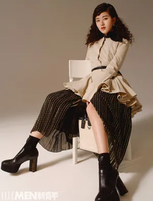 赵露思复古摩登魅力写真图片_3