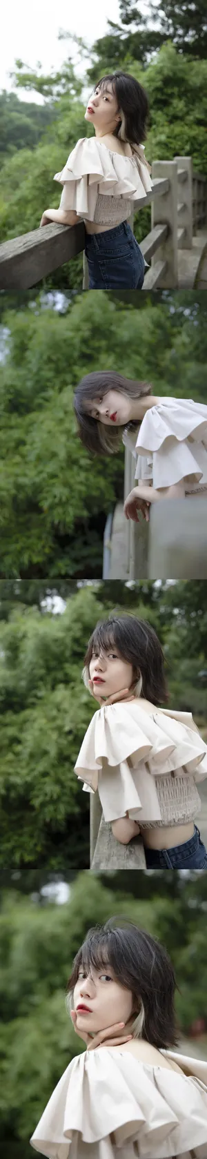 李溪芮清新少女风写真图片_3