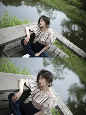 李溪芮清新少女风写真图片_4