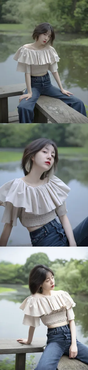 李溪芮清新少女风写真图片第5张