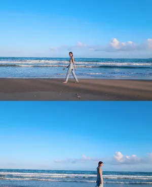 李斯羽海边性感写真图片_6