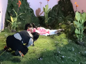 赖美云双马尾浪漫写真花絮图片