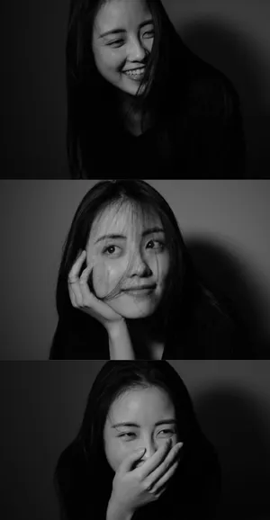 章乐韵清新文艺黑白写真图片_2