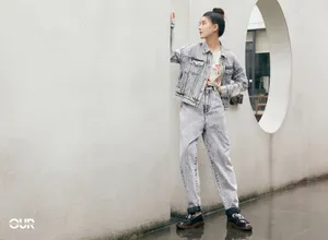 赵露思牛仔套装简约写真图片_3