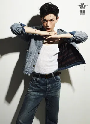 丁禹兮酷帅有型黑白写真大片_7